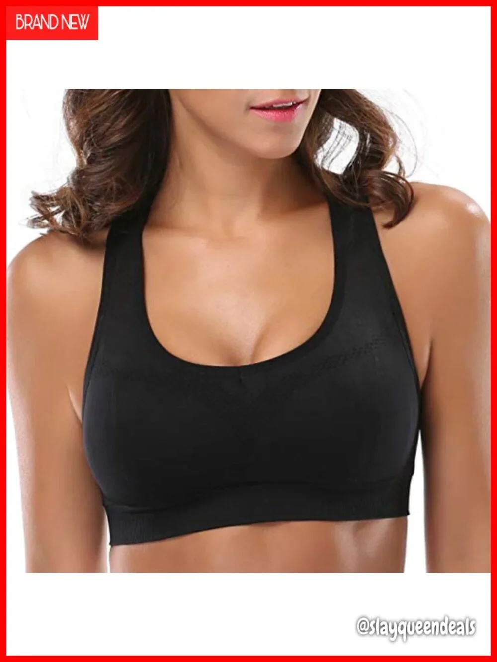 Women's Racerback Sports Bra High Impact Workout Activewear